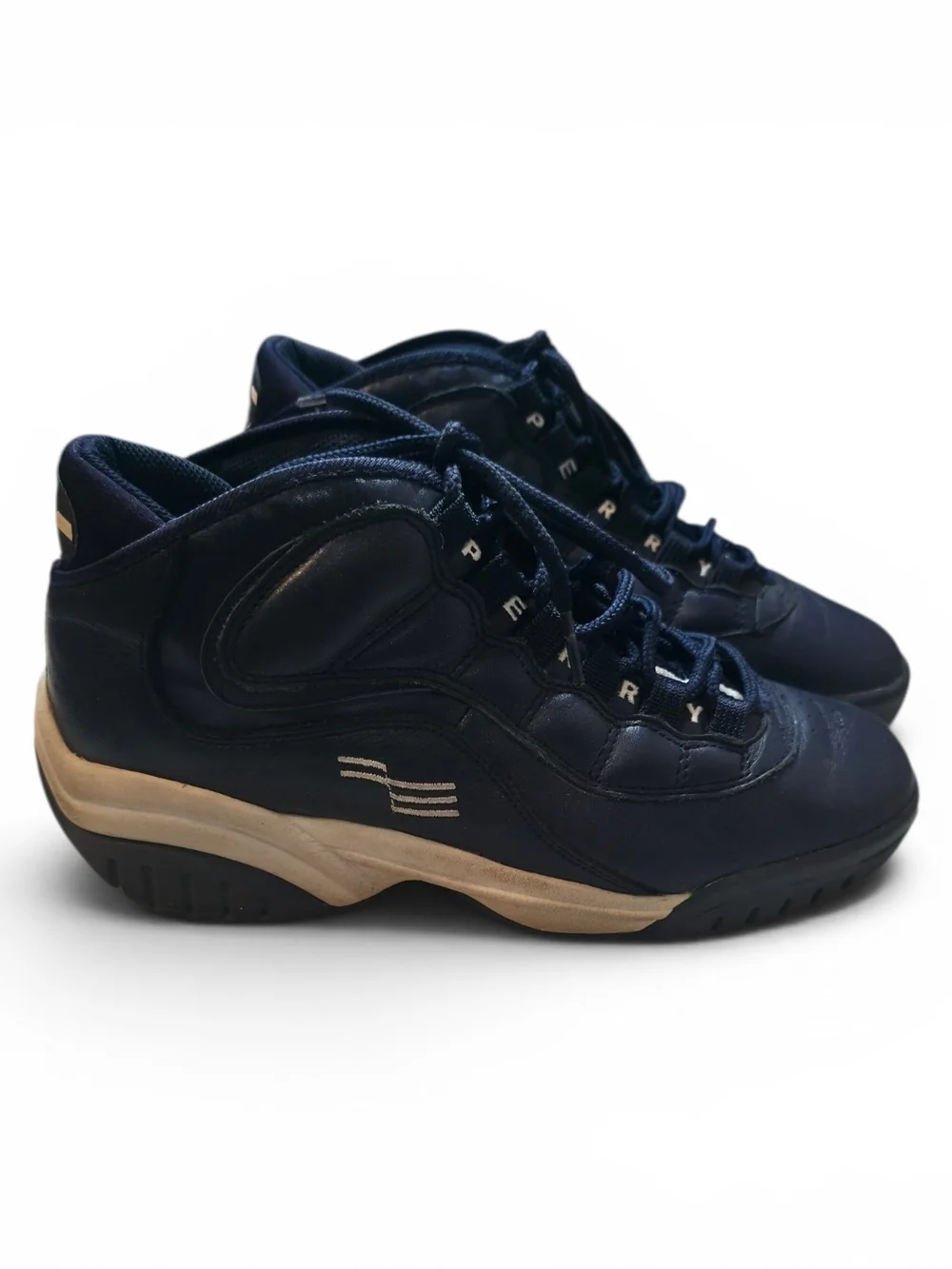 Perry Ellis Navy Low-Top Men's Sneakers